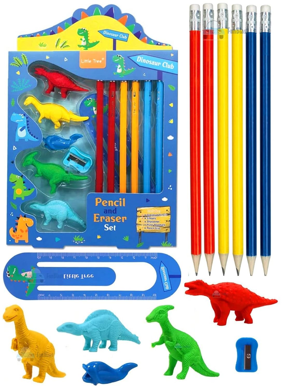 Cartoon Stationery Set for kids - Assorted - Color & Design May Vary