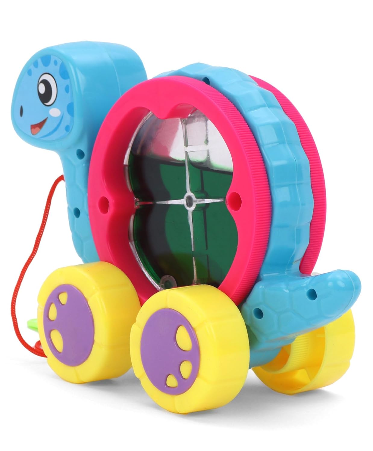 Toys Treasure Combo of Pull Along Turtle and Press n Go Animal for Toddler | Push/Pull Toys for Kids