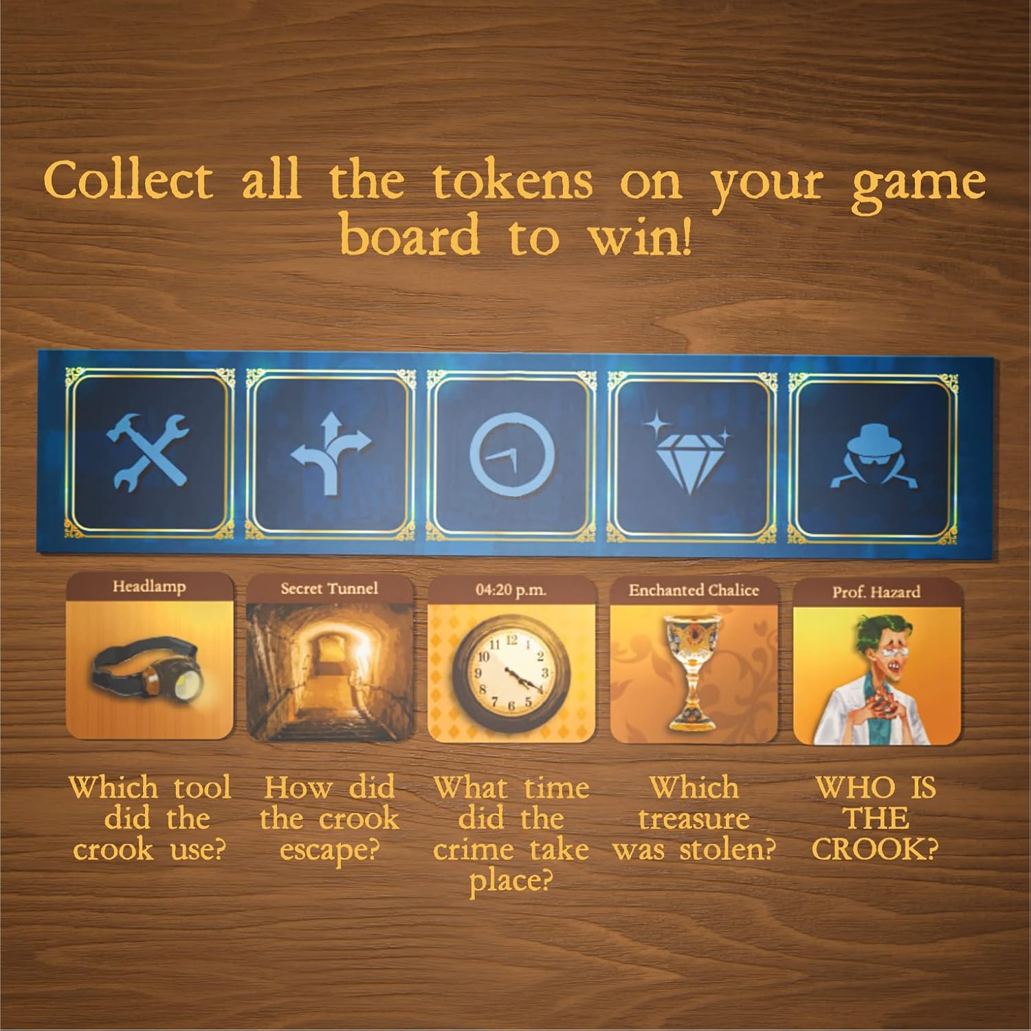 Skillmatics Board Game - Catch The Crook Family-Friendly Game of Predictions, Strategy, and Fun | Perfect Gift for Kids