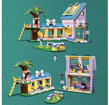LEGO 41727 Friends Dog Rescue Center Building Toy Set - 617 Pieces - M ...