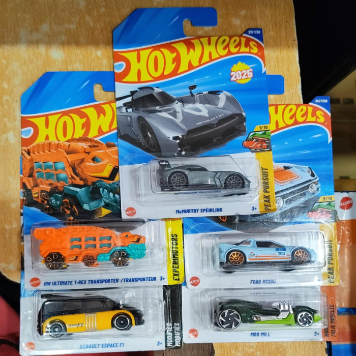 Hot Wheels Mainline - Combo Pack of 5 Cars - Mix Case 0