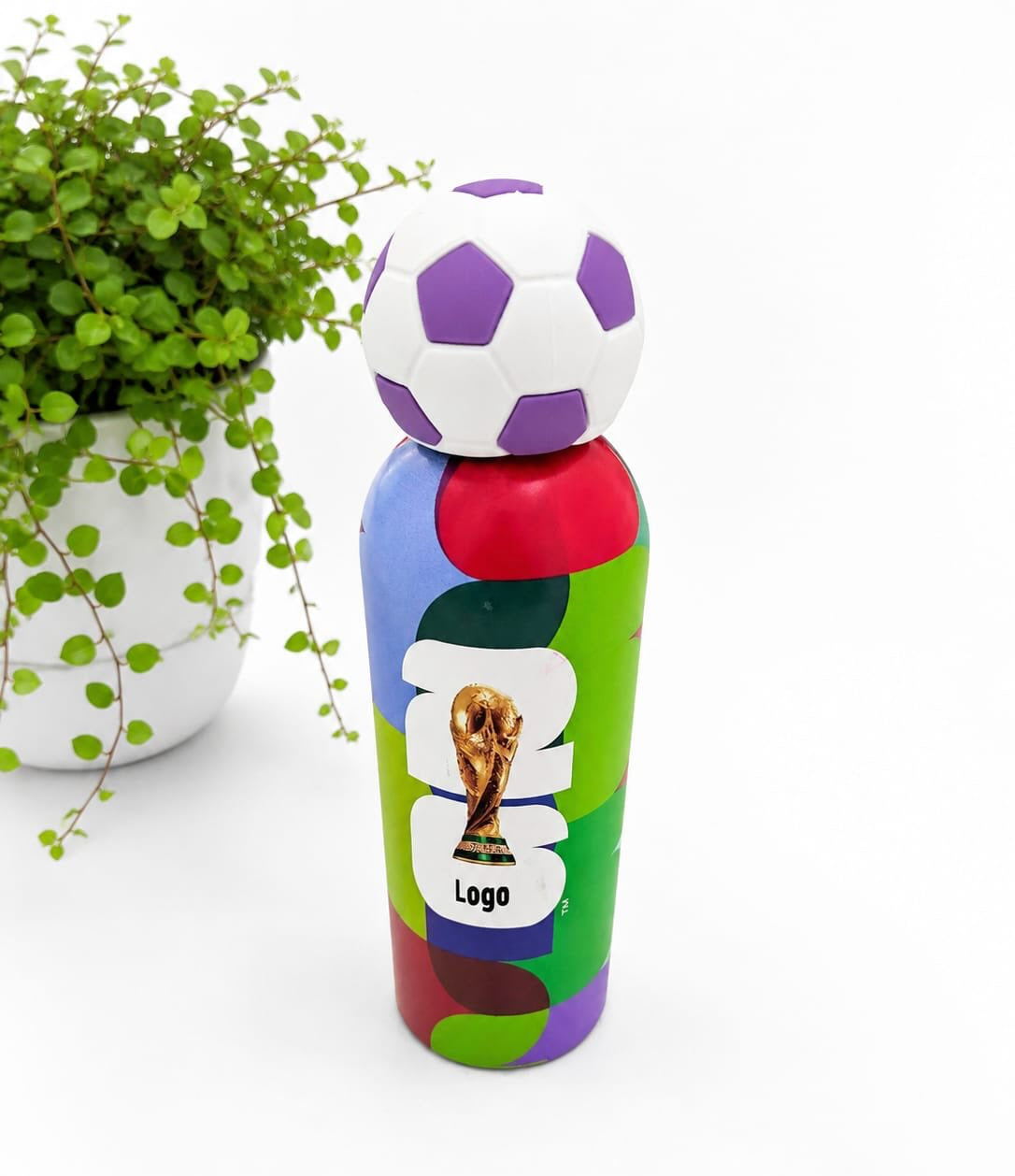 Soccer Football Style – Stainless Steel Water Bottle