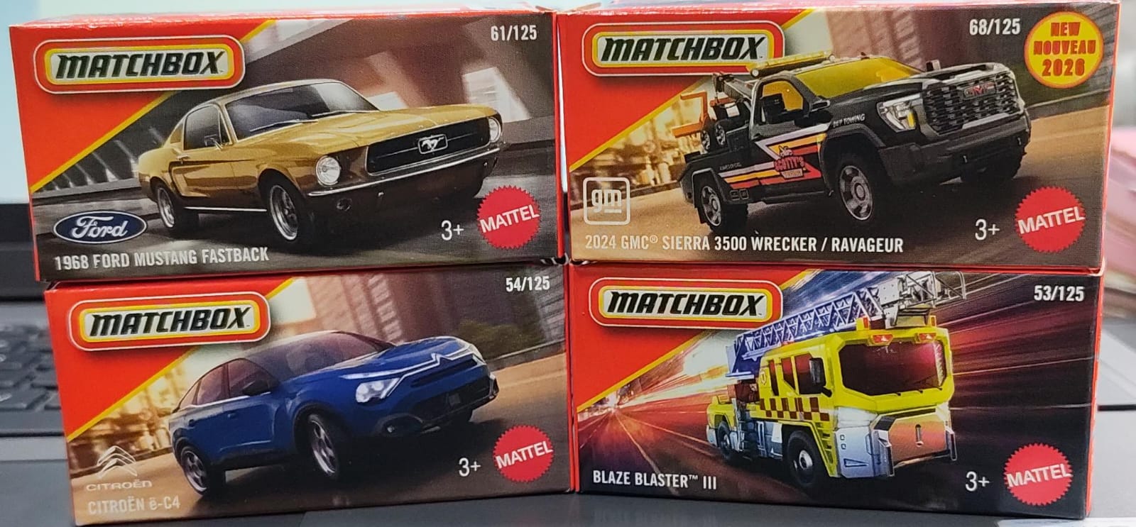 Matchbox Mainline - Combo Pack of 4 Cars - DNK70 - 005