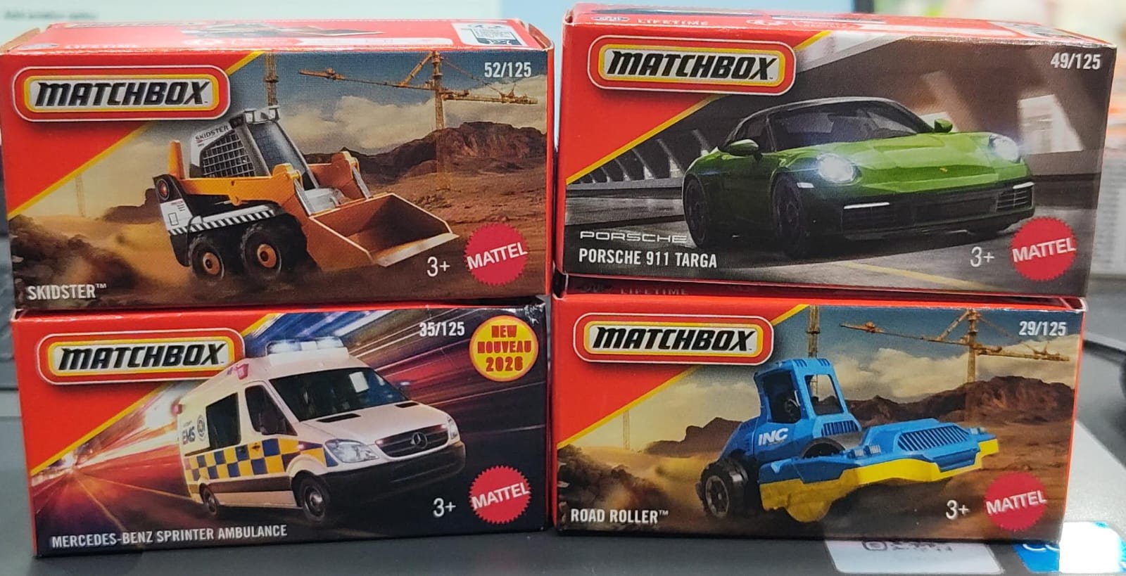 Matchbox Mainline - Combo Pack of 4 Cars - DNK70 - 001