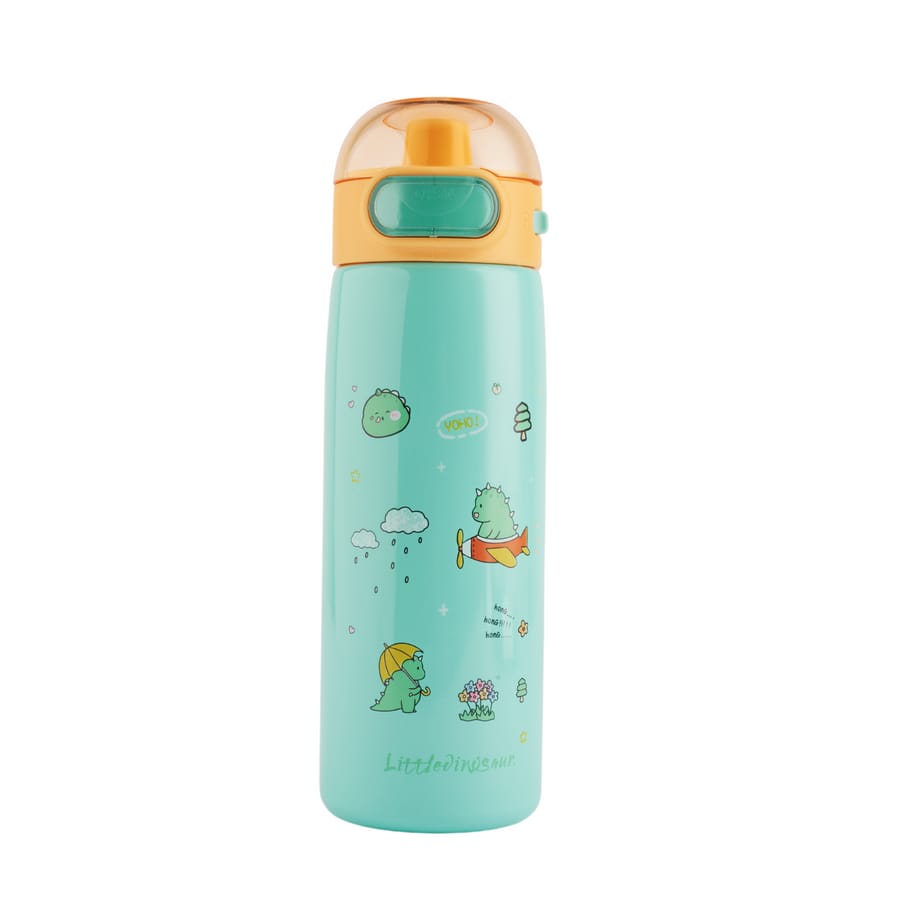 Insulated Water Bottle for Kids - Reusable Double-Walled Steel Flask Metal Thermos