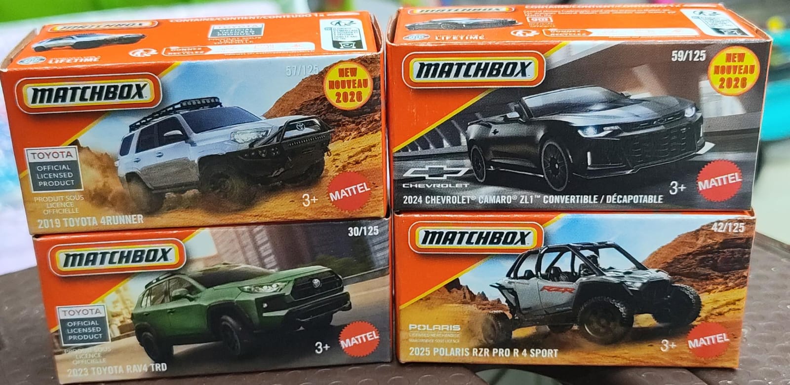 Matchbox Mainline - Combo Pack of 4 Cars - DNK70 - 001
