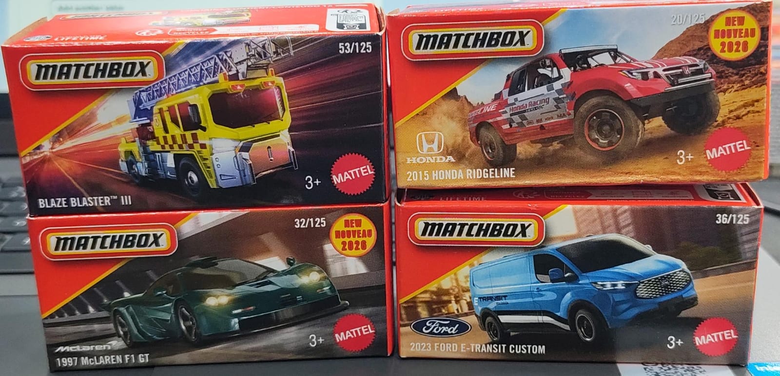 Matchbox Mainline - Combo Pack of 4 Cars - DNK70 - 001