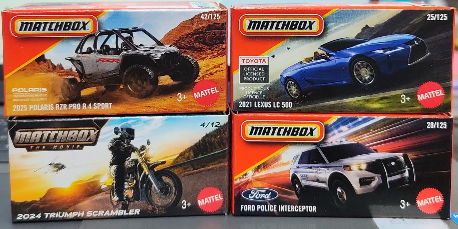 Matchbox Mainline - Combo Pack of 4 Cars - DNK70 - 002