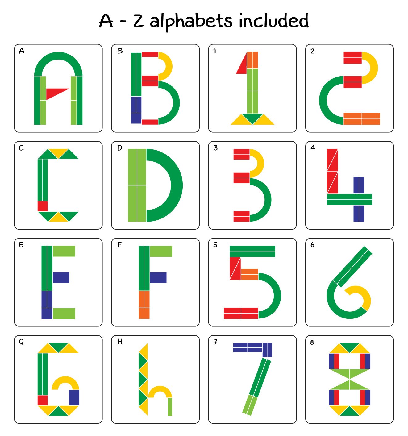 Play Panda Fun Magnetic Shapes (Junior) : Type 2