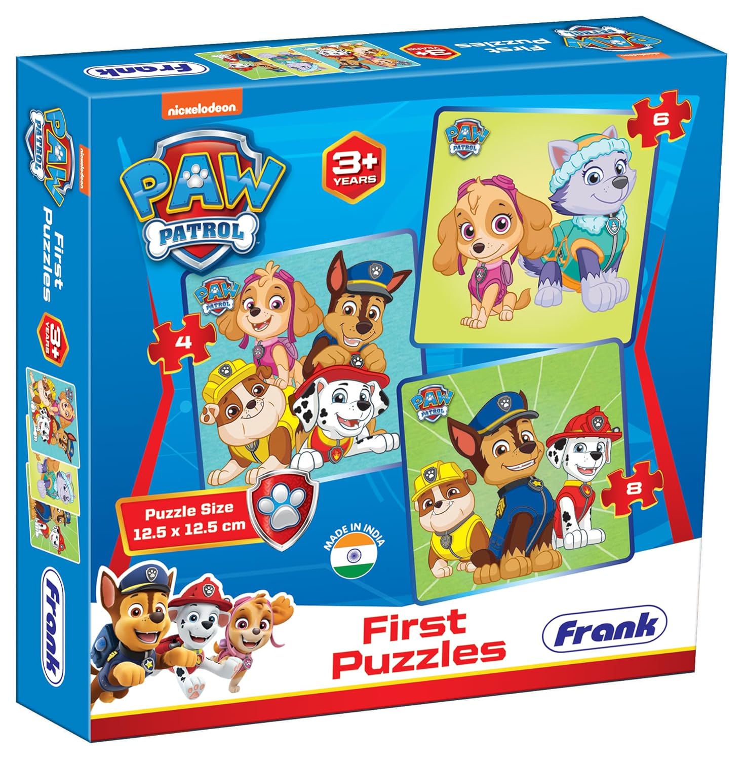 Frank First Puzzles - A Set of 3 Jigsaw Puzzles for Kids Above 3+ Years