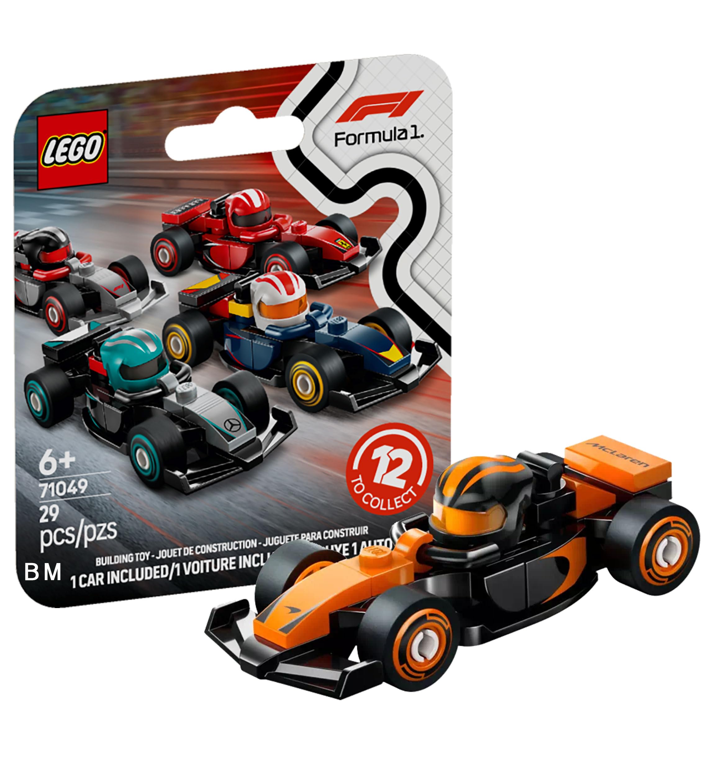 LEGO F1 Collectible Race Car, Red Bull Racing | McLaren - F1 Team Race Car