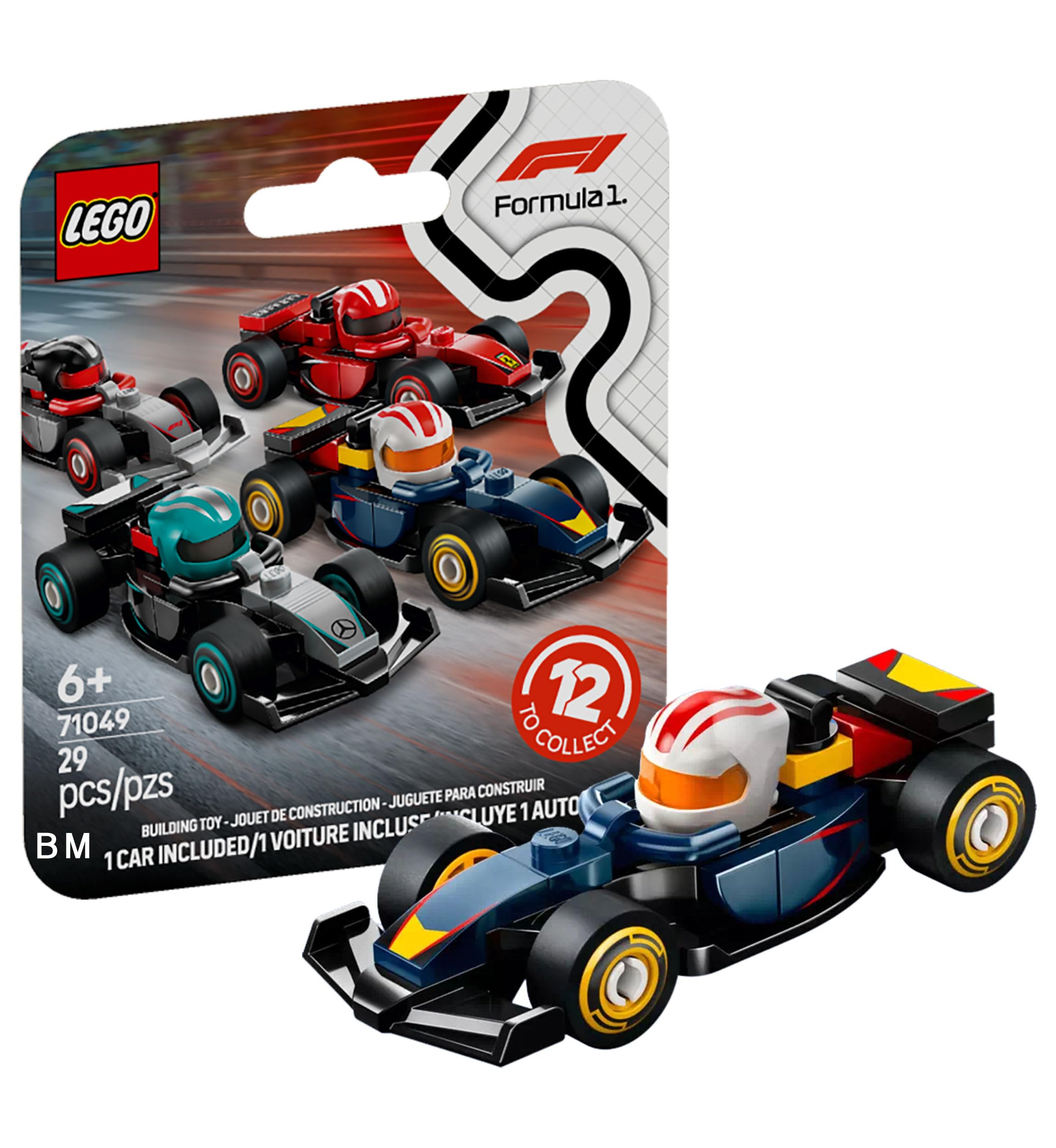 LEGO F1 Collectible Race Car, Red Bull Racing | Red Bull Racing F1 Team Race Car