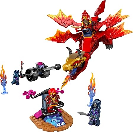 LEGO 71815 NINJAGO Kai’s Source Dragon Battle Set - 120 Pcs - Multicolor