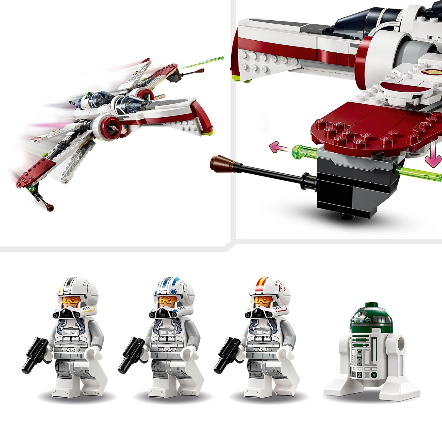 LEGO Star Wars ARC-170 Starfighter Building Toy for Kids 75402 Building Blocks Toys for 9+ Gift for Boys and Girls