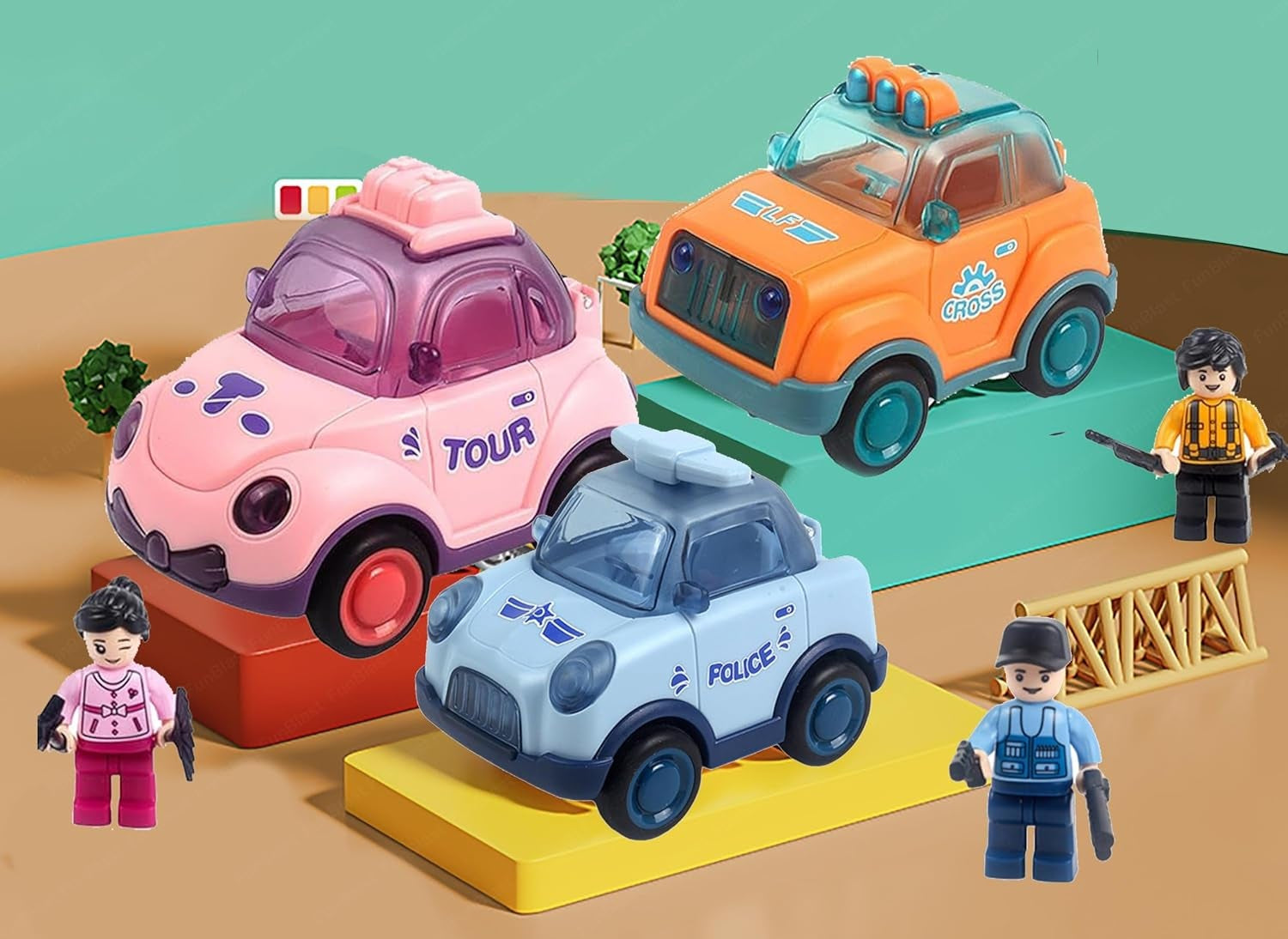 Car Toy for Kids – Police Car for Kids, Friction Power Car | Vehicles Toys for Kids | Assorted