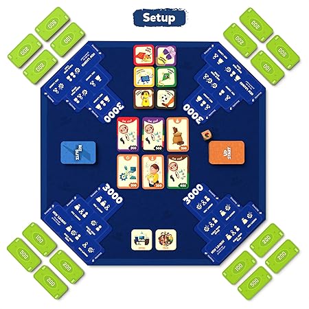 Skillmatics Board Game - Up Start, Entrepreneurship and Business Strategy Game for Kids - Multicolor