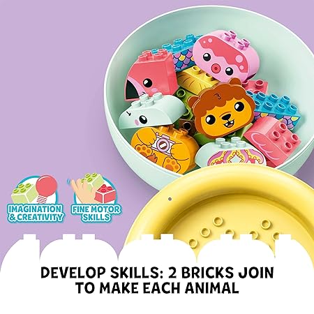 LEGO 10966 Duplo My First Bath Time Fun: Floating Animal Island - 20 Pieces - Multicolor