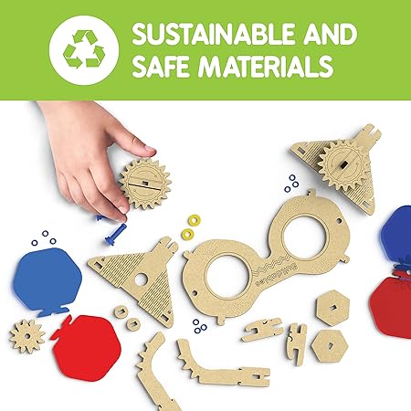 Skillmatics STEM Building Toy - Buildables 3D Spy Glasses | Educational & Construction DIY Toy for Ages 8+ | Multicolor