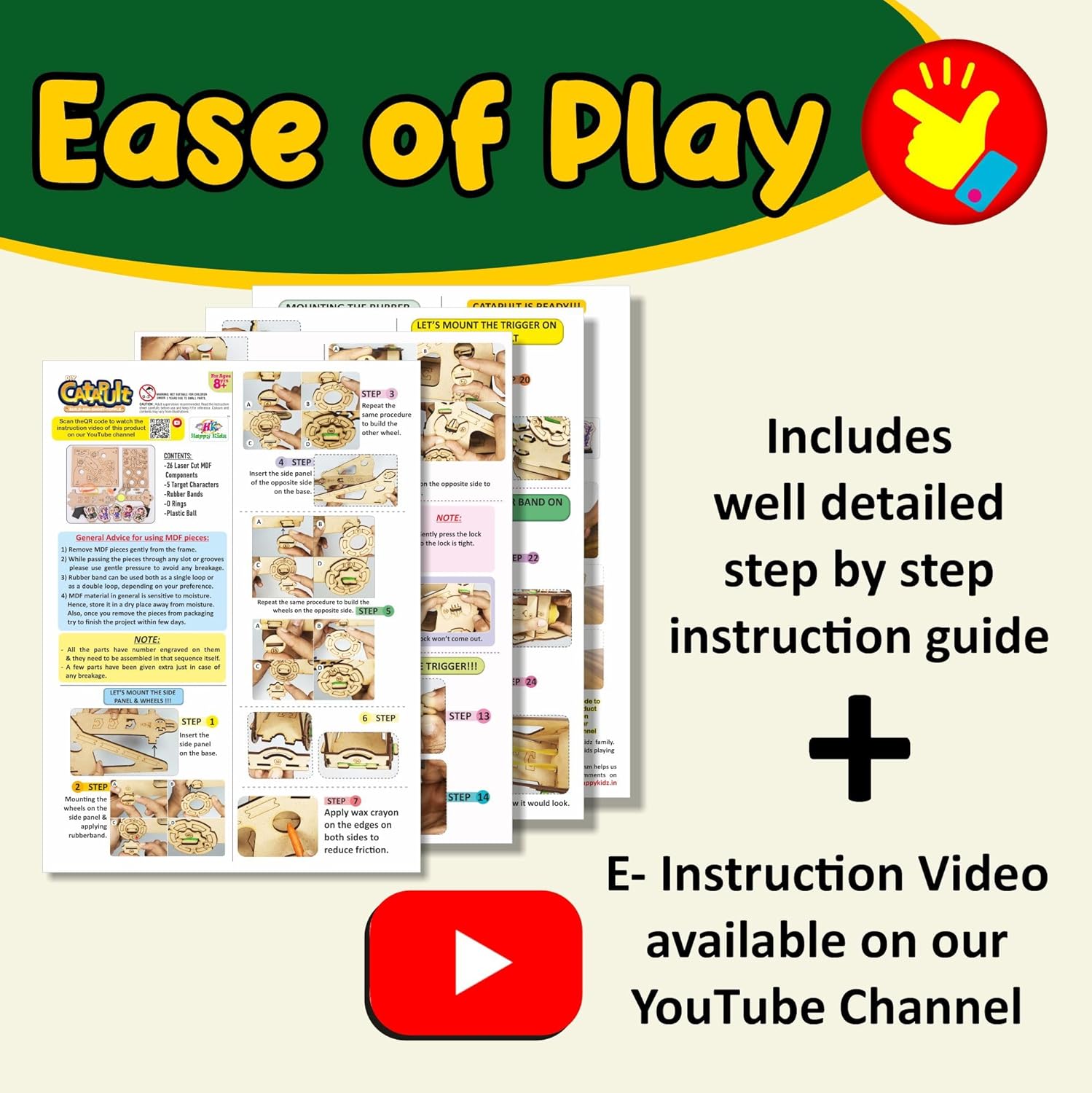 DIY Catapult - Science Toys for Kids, Make Your Own Toy, STEM Kit