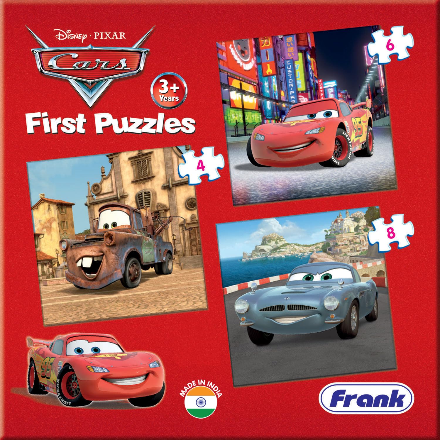 Frank First Puzzles - A Set of 3 Jigsaw Puzzles for Kids Above 3+ Years