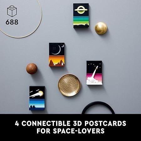 LEGO 21340 Ideas Tales of The Space Age Building Set- 668 Pieces- Multicolor