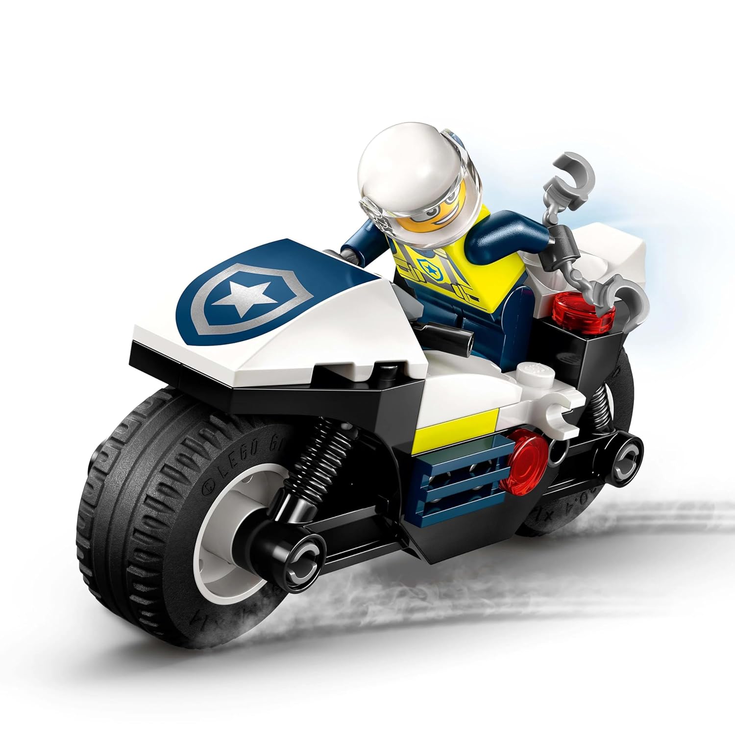 LEGO City Police Motorcycle Chase Toy, Motorbike Set for Ages 4 and up 60455 Building Blocks Toys for 4+ Gift for Boys and Girls