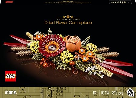 LEGO 10314 Icons Dried Flower Centrepiece Building Kit 812 Pieces - Multicolor