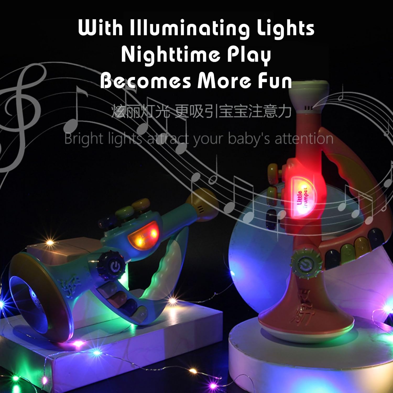 Little Trumpet Musical Instrument Sparkling Sounds Baby Symphony