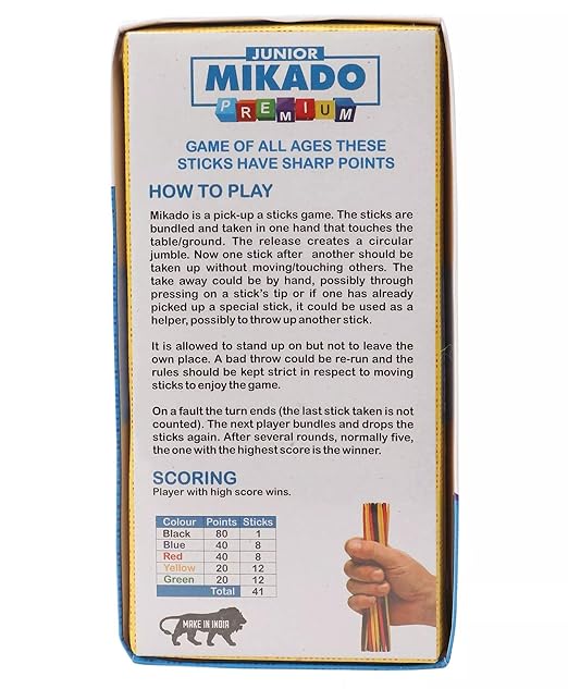 Ratnas Mikado Sticks Junior game For Kids - Multicolor