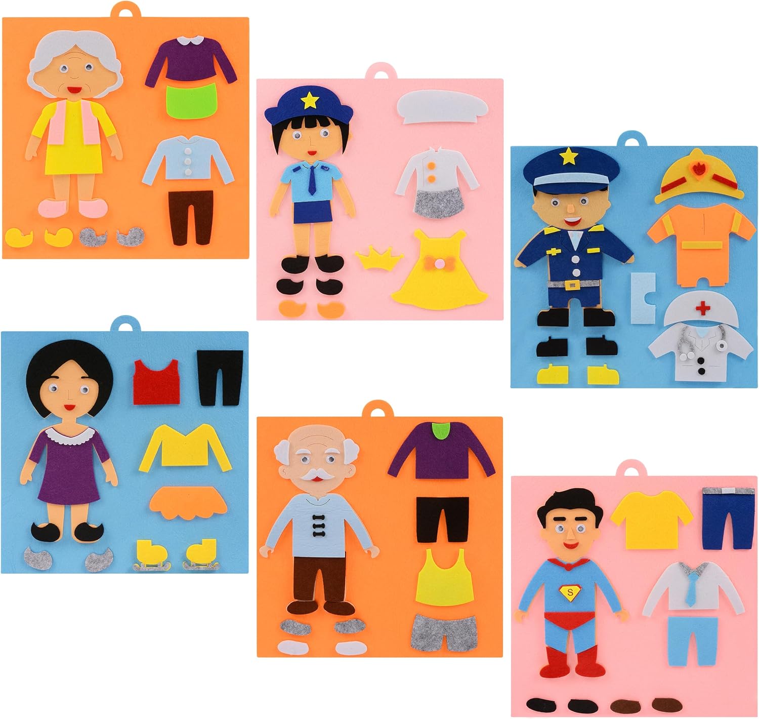 Character Dress Up Game Different Characters to Dress up and Capture Children's Attention, a for Children Ages 3 and up!