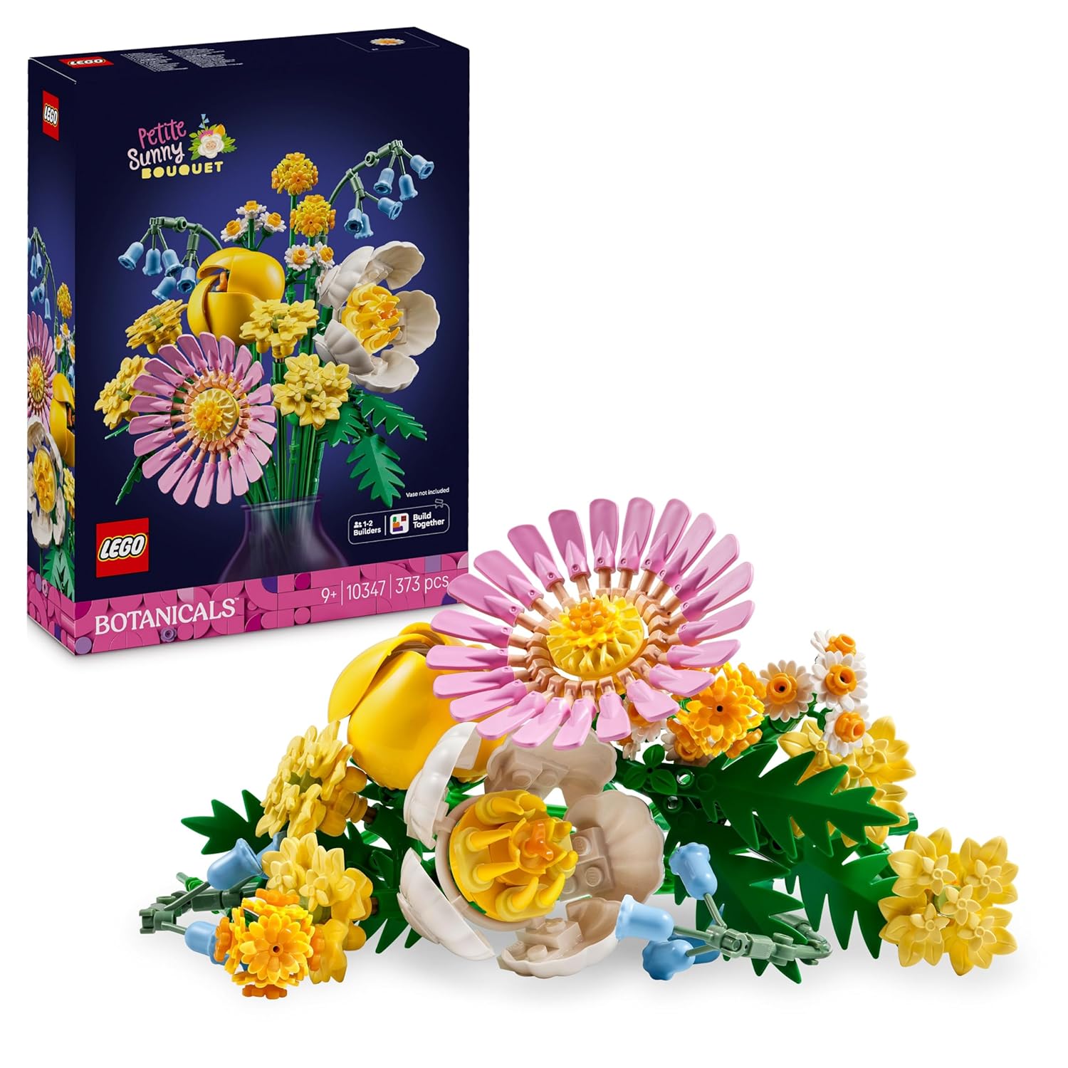 LEGO Botanicals Petite Sunny Bouquet Flower Decor Set 10347 Building Blocks Toys for 9+ Gift for Boys and Girls