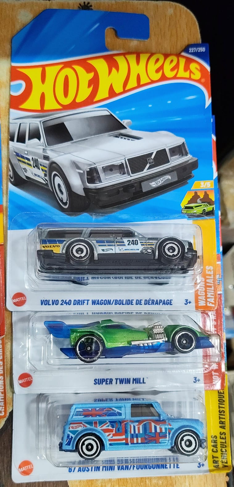 Hot Wheels Mainline - P Case 2025 - Combo Pack of 3 Cars - (2)