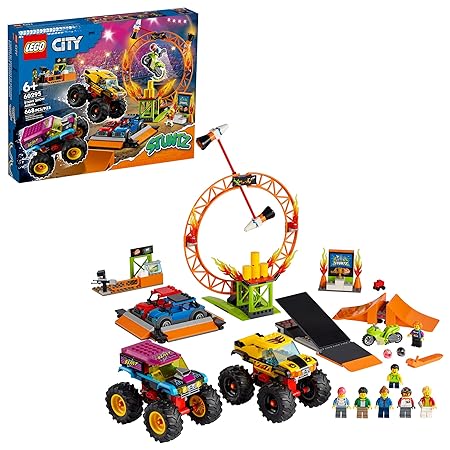 LEGO 60295 City Stunt Show Arena Building Kit - 668 Pcs - Multicolor (Box Damaged)