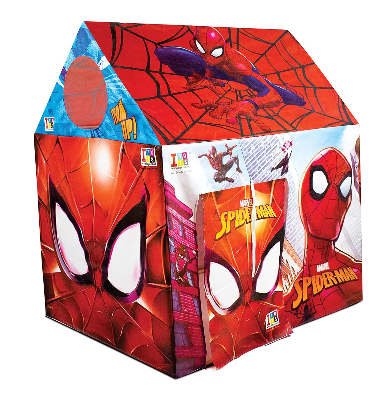 ITOYS Kid's Jumbo Size Extremely Lightweight Waterproof Spiderman & Doraemon Kids Play House Tent for 2-Year-Old Girls and Boys