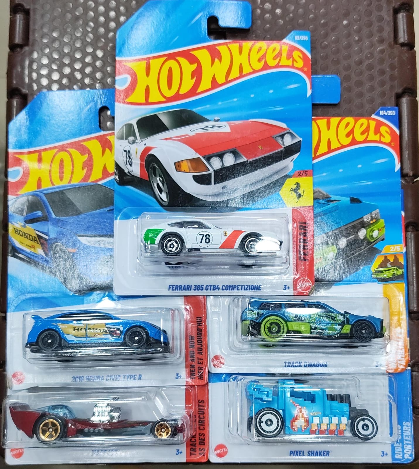 Hot Wheels Mainline - Combo Pack of 5 Cars - Long Card - 002