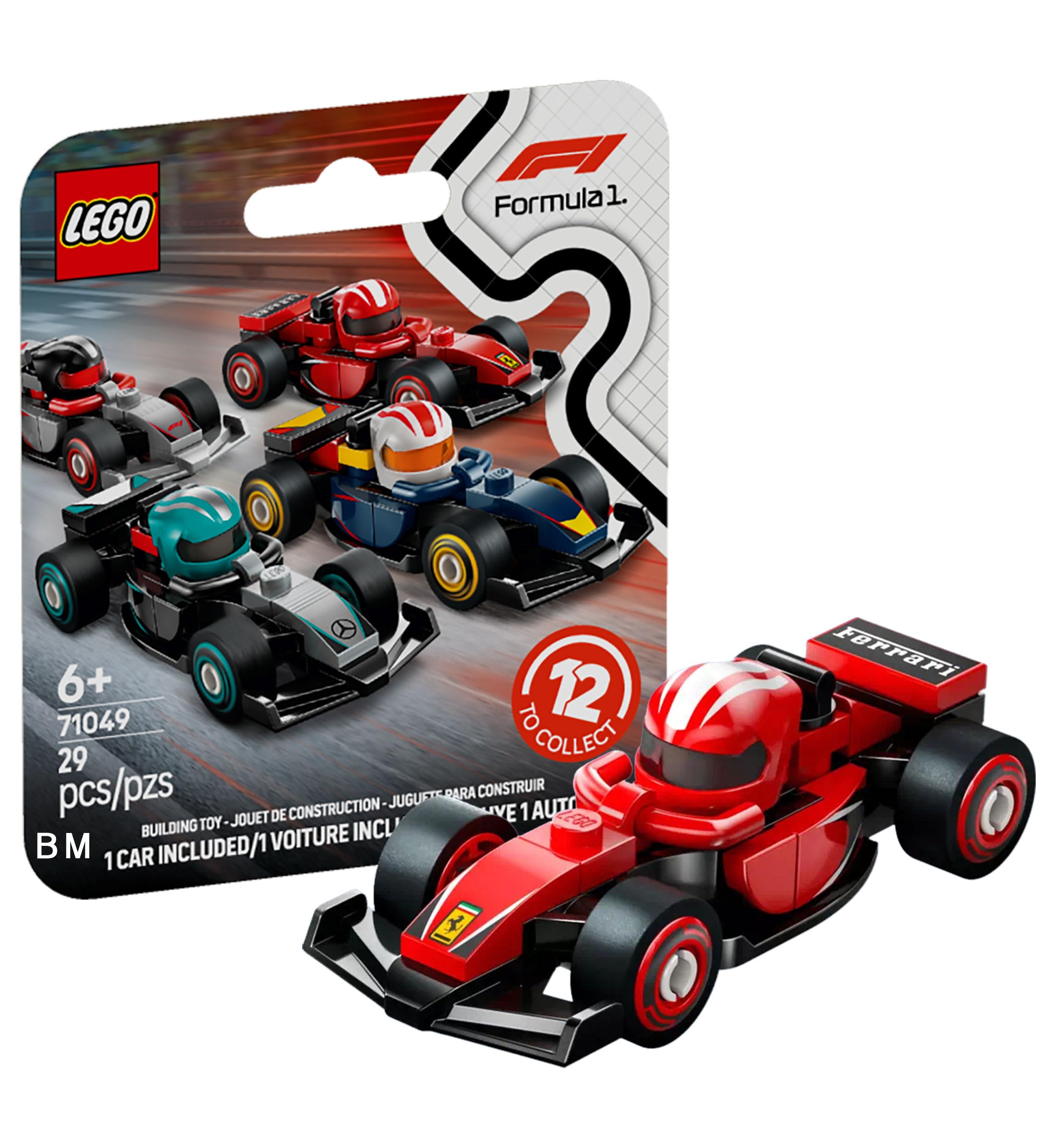 LEGO F1 Collectible Race Car, Red Bull Racing | Ferrari F1 Team Race Car