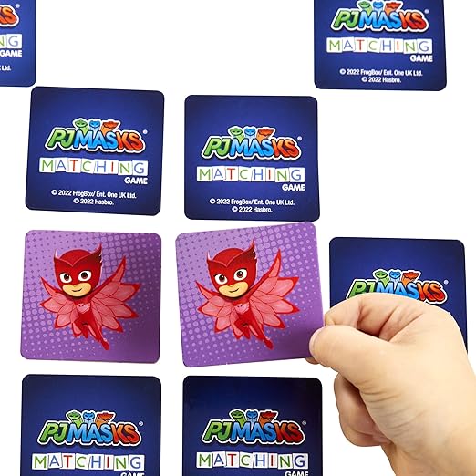 Hasbro Gaming Pj Masks Matching Game for Kids - 72Cards - Multicolor