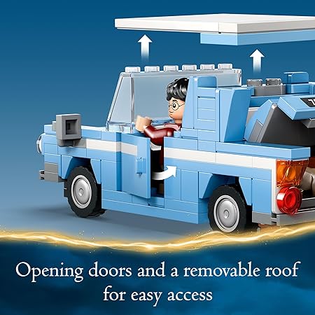 LEGO 76424 Harry Potter Flying Ford Anglia Car Toy - Multicolor