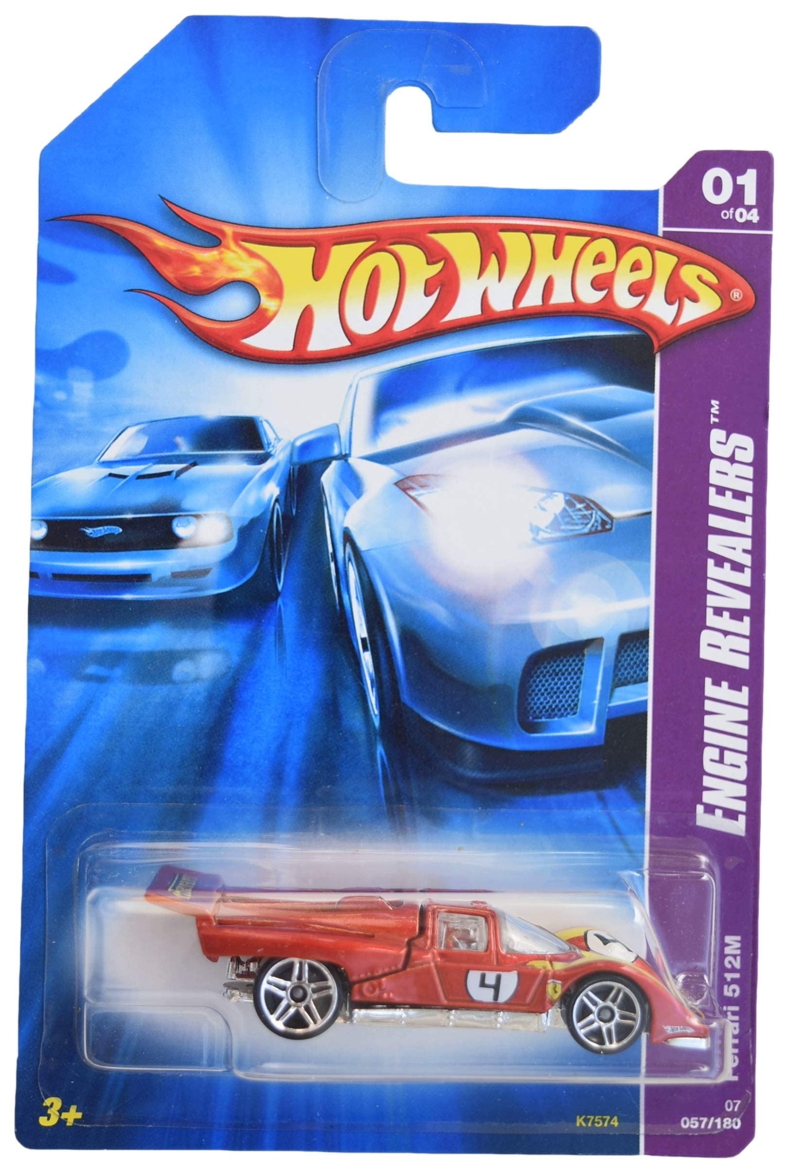 Hot Wheels Imported Premium - Ferrari 512M - Engine Revealers