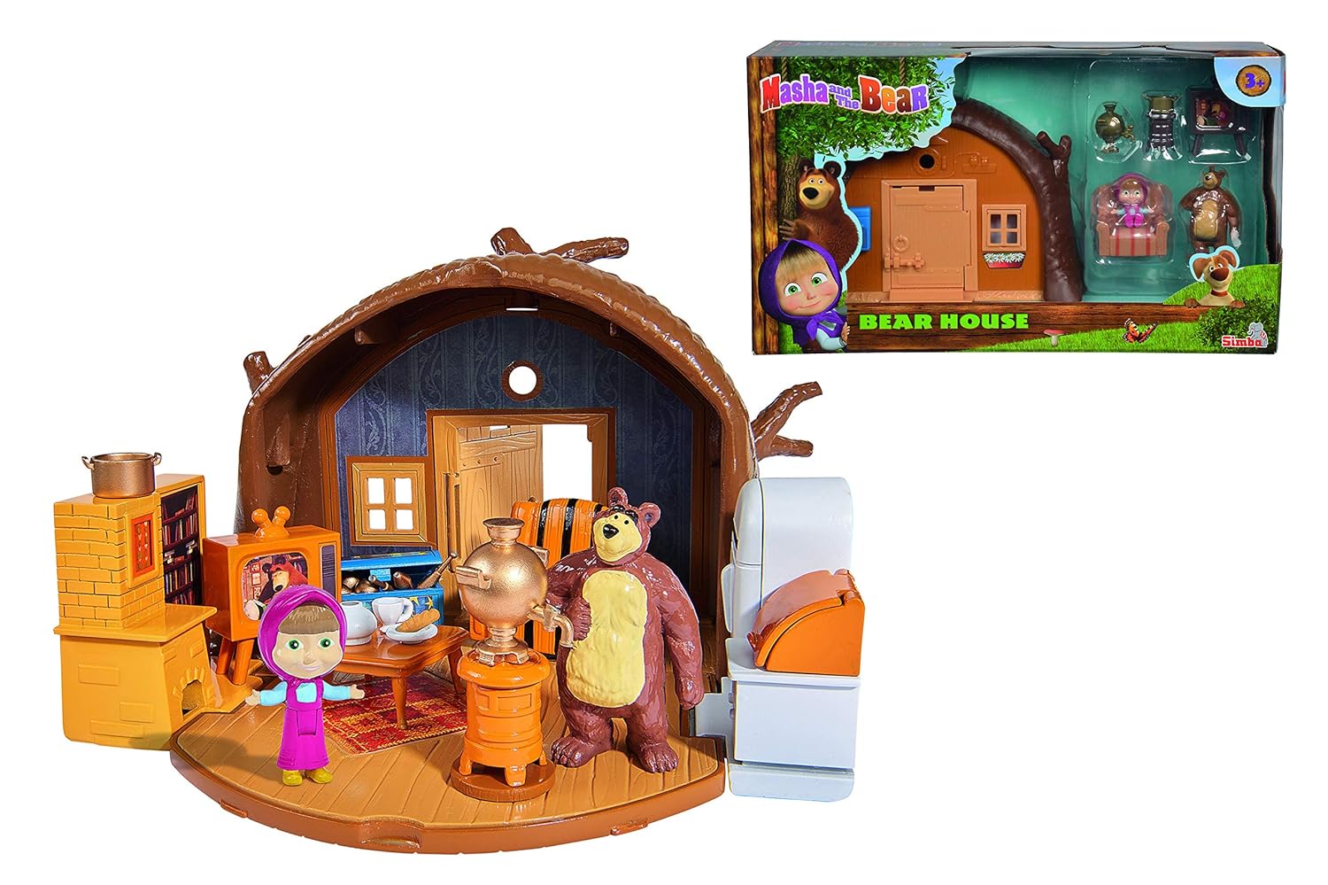 Simba Masha and the Bear: Bear’s House Playset Toys for Kids