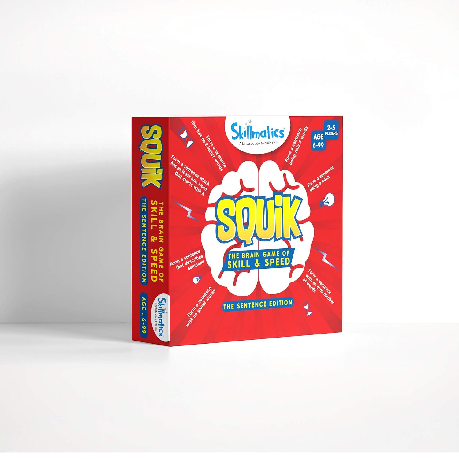 Skillmatics: SQUIK Sentence Edition | Exciting Strategy Game for Kids, Adults, and Families
