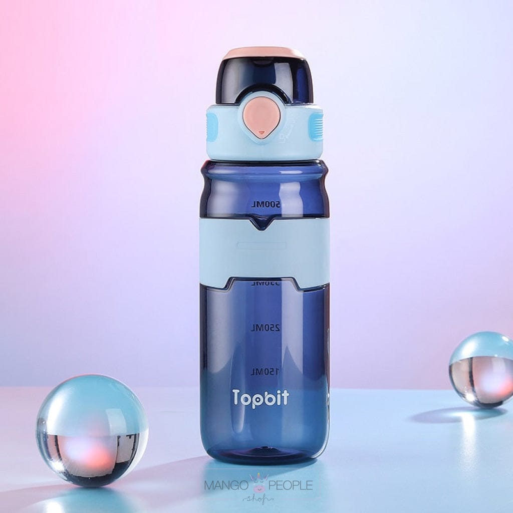 Plastic Bottle - 600ml | Leakproof, Durable, Non-Toxic Water Bottle with Measure Scale