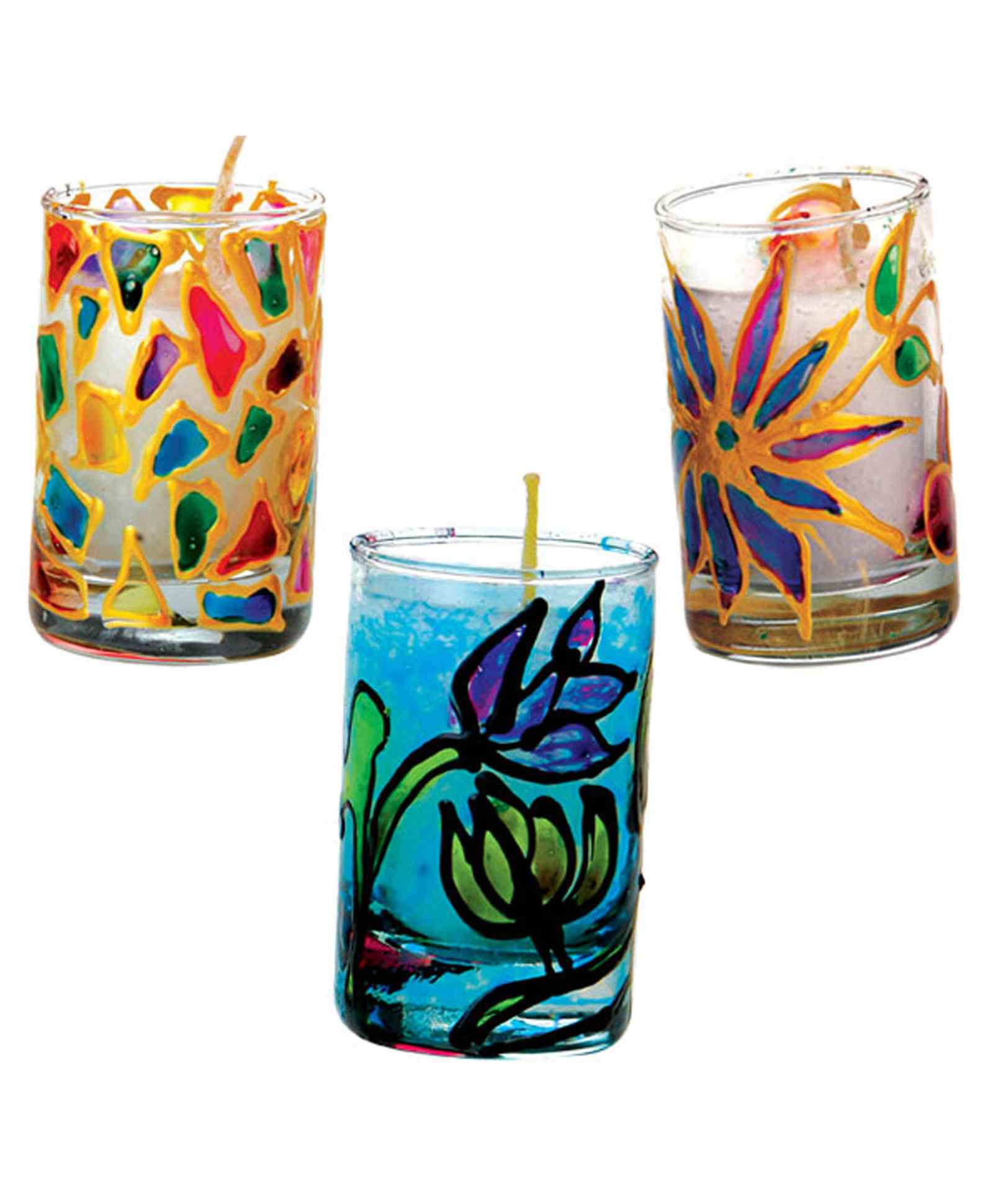 TOYKRAFT GLASS MINI CANDLE JARS