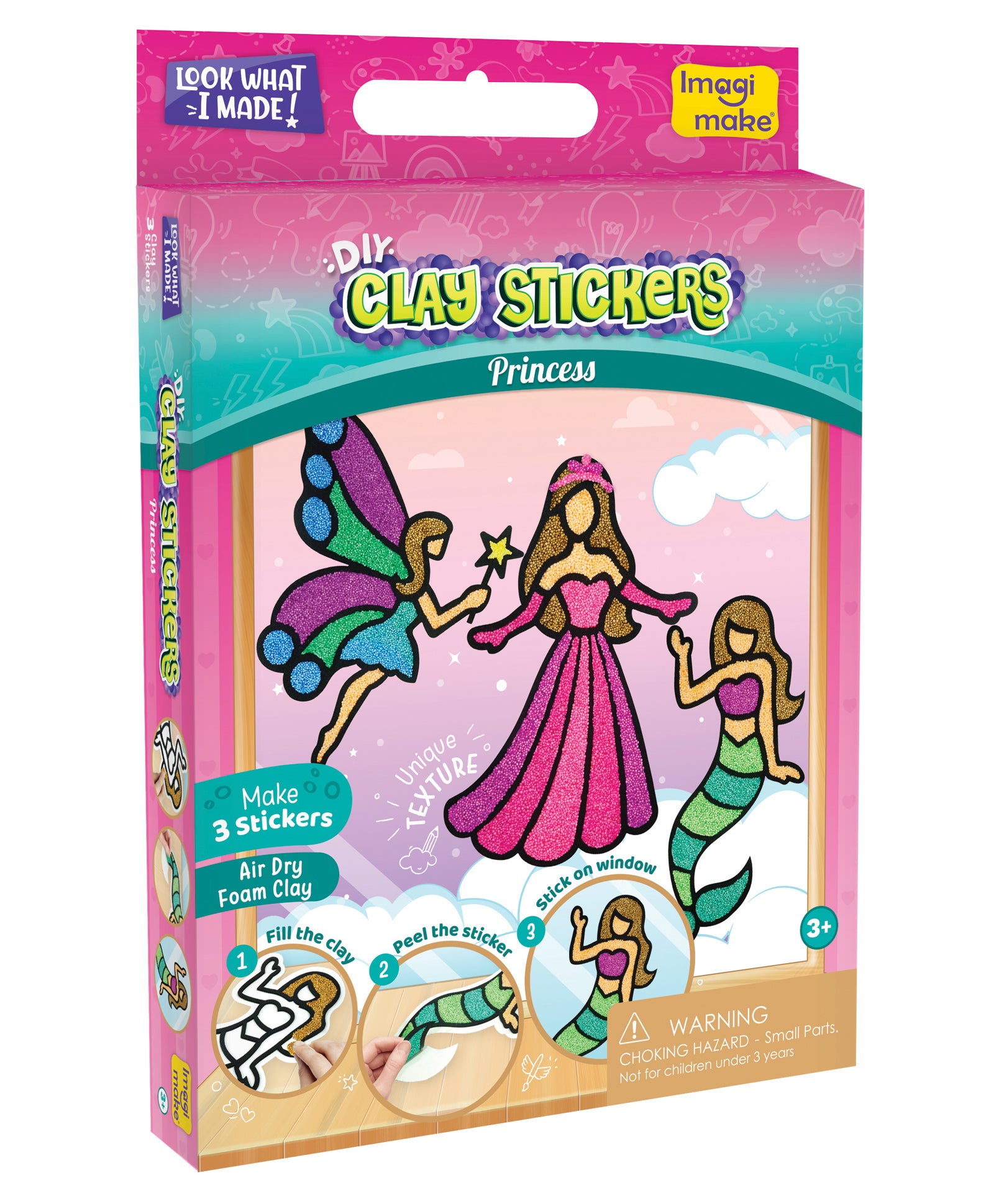 Imagi Make Fleximos Window Art Princess Sticker - Multicolour