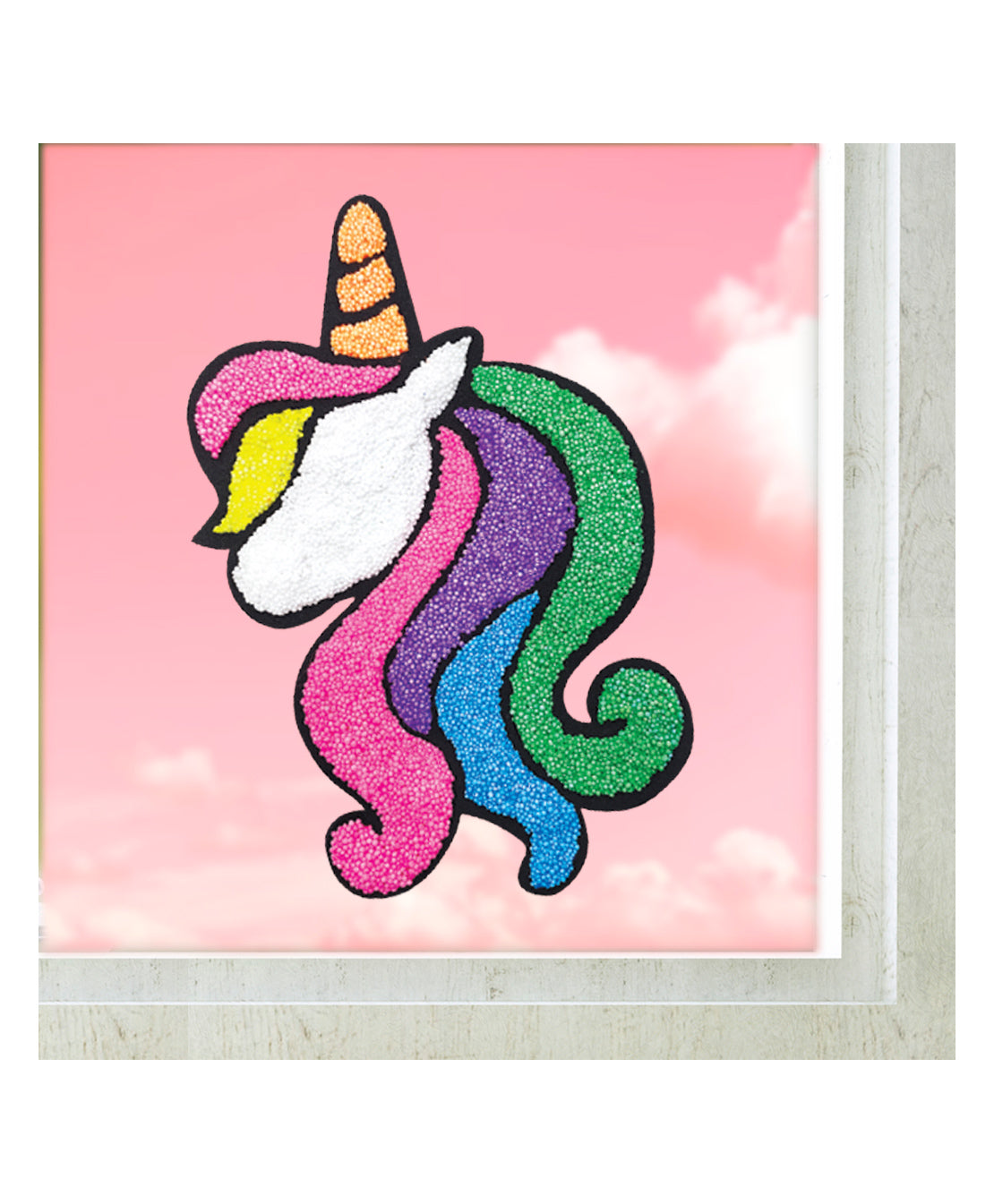 Imagi Make Fleximos Window Art Unicorn Sticker - Multicolour