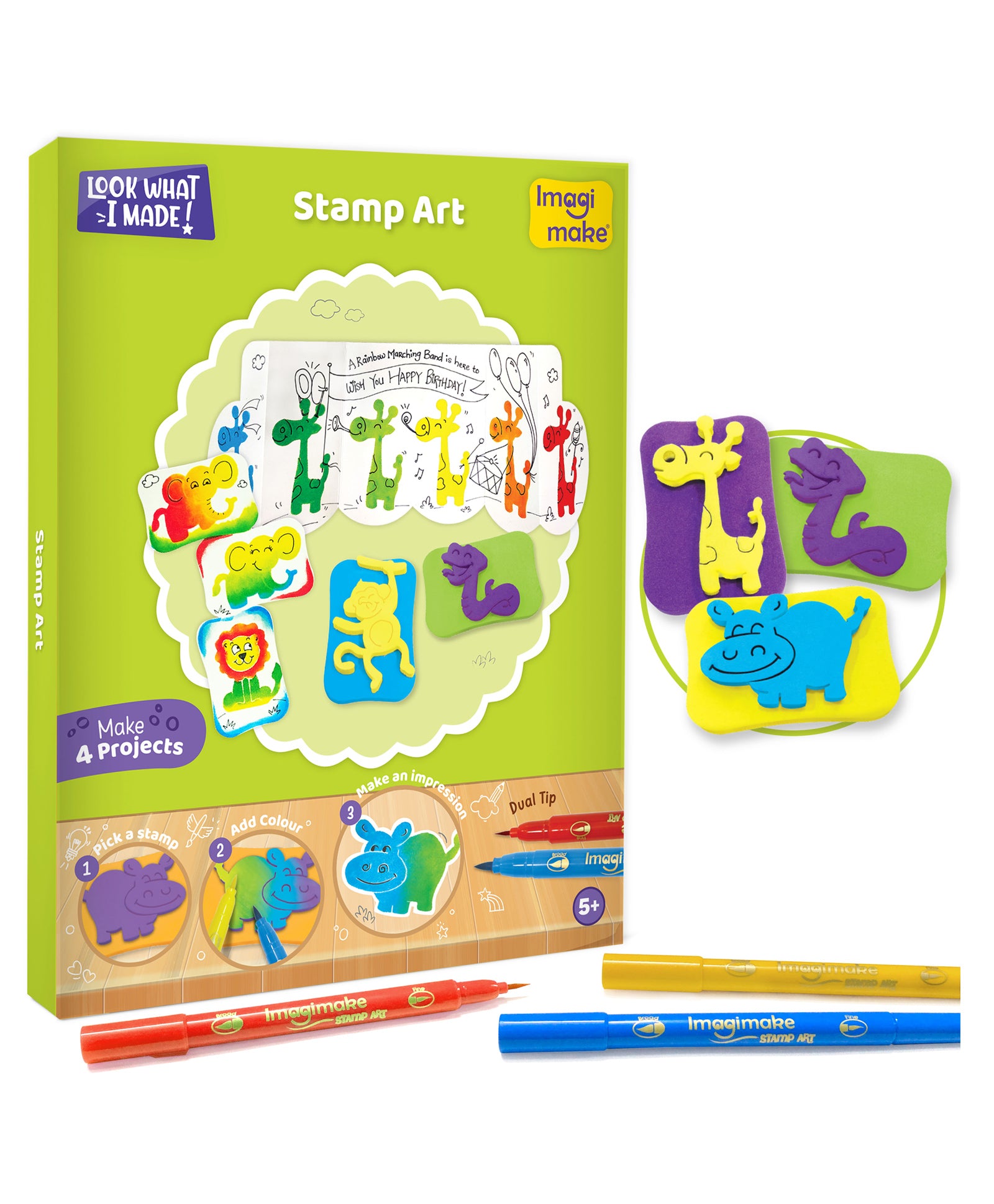 Imagimake 5 in 1 Awesome Craft Kit Multicolor - 63 Pieces