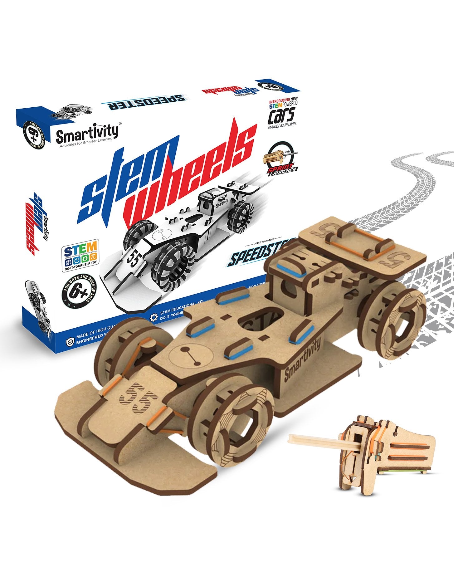 Smartivity Stem Wheels Speedster DIY Building Construction Activity Kit