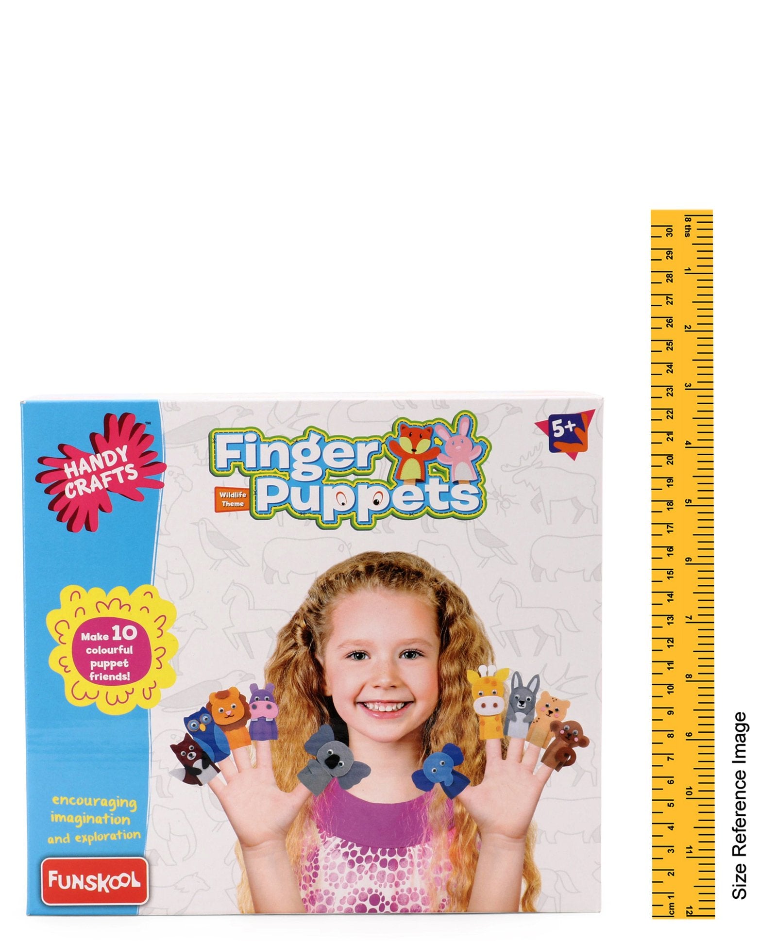 Funskool Handcraft DIY Finger Puppets Set - 41 Pieces