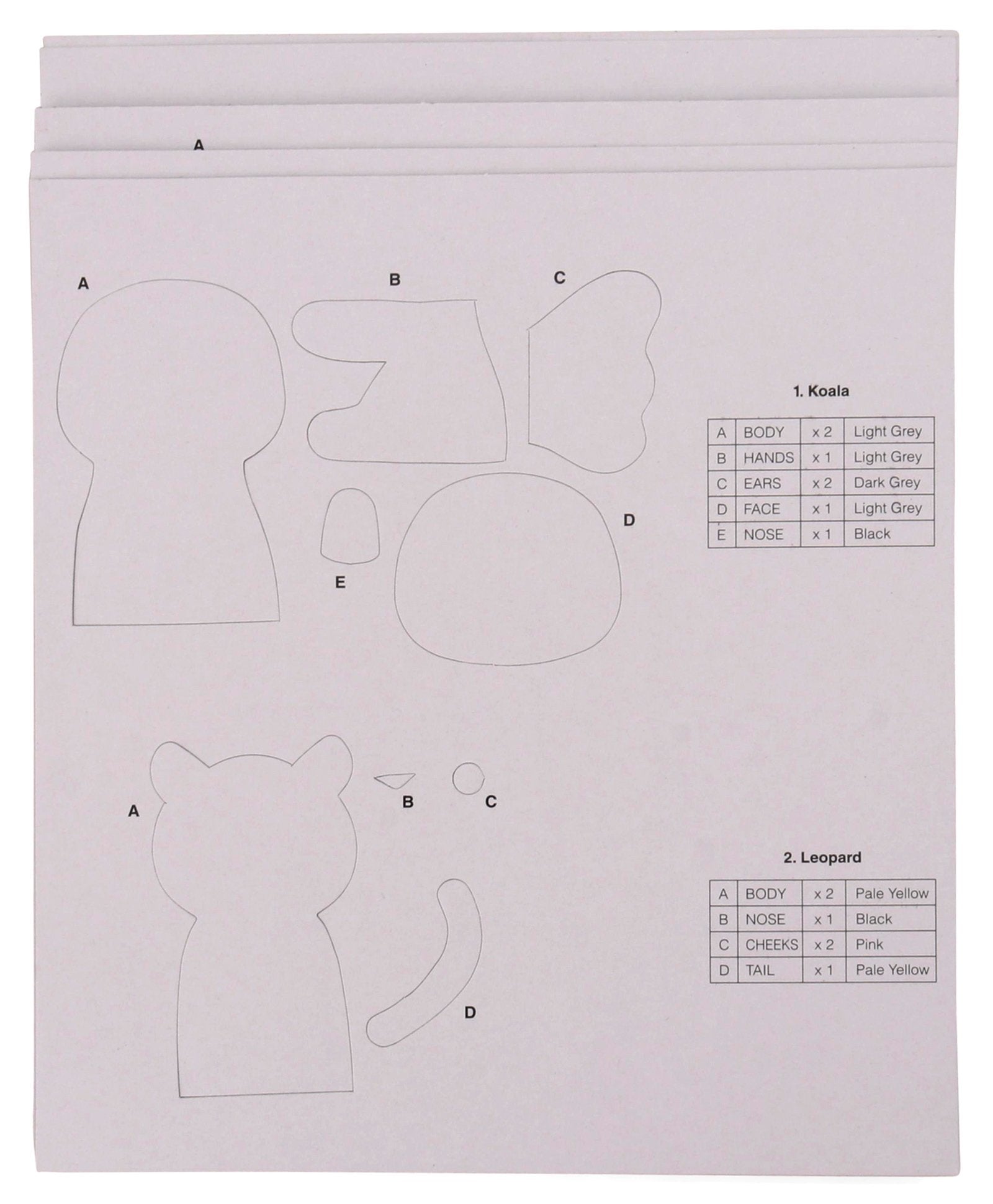 Funskool Handcraft DIY Finger Puppets Set - 41 Pieces