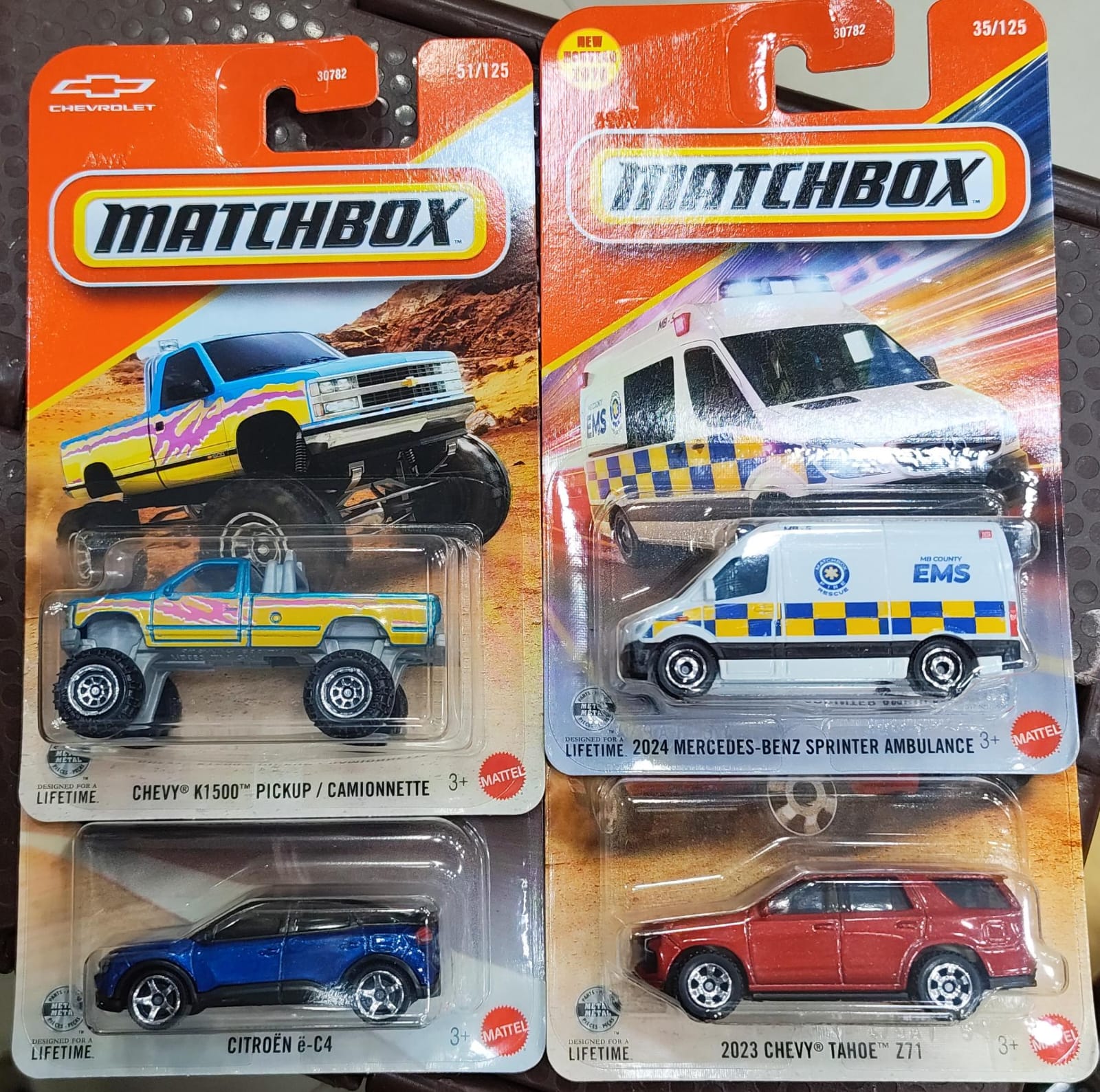 Matchbox Cars - Combo Pack of 4 Cars - 30782 - 1